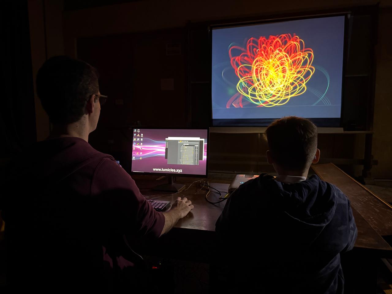 Lumicles at the Night of Museums, Buenos Aires, 2025 (1/7)